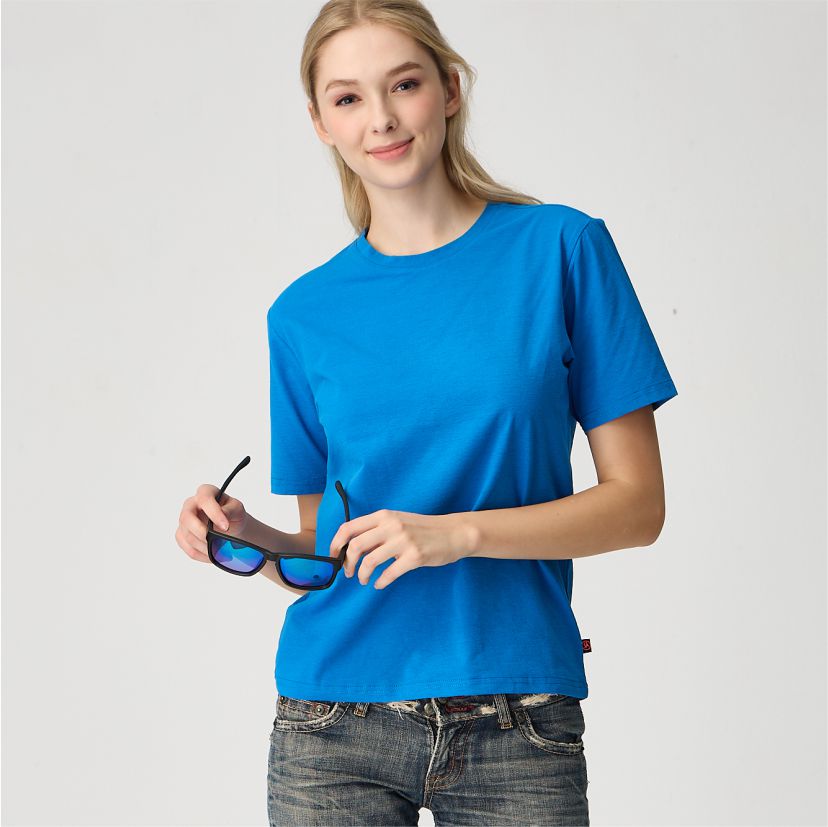 長效性吸濕排汗功能圓領短衫